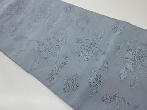 綴れ鹿に草花模様名古屋帯